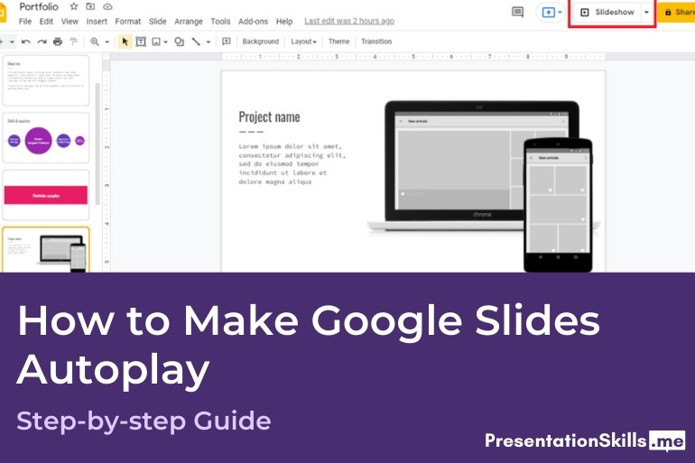 How to Make Google Slides Autoplay (Easy Guide) PresentationSkills.me