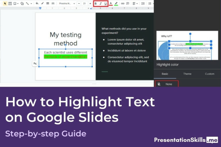 How to Highlight Text on Google Slides (Quick Guide) PresentationSkills.me