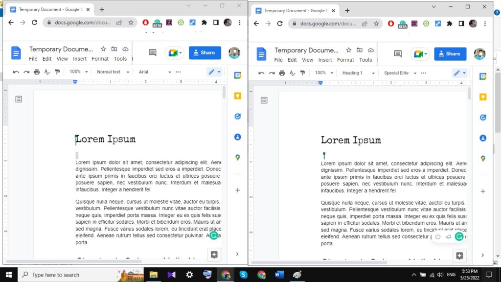 How To View Two Pages Side By Side In Google Docs PresentationSkills.me