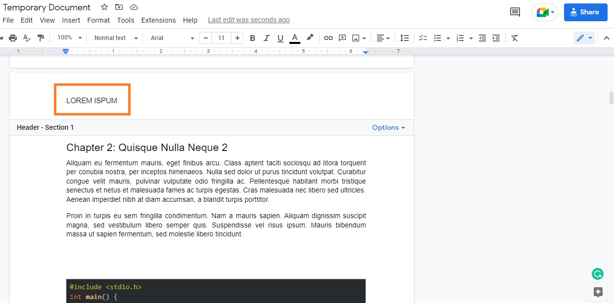 How To Create A Running Head In Google Docs PresentationSkills.me