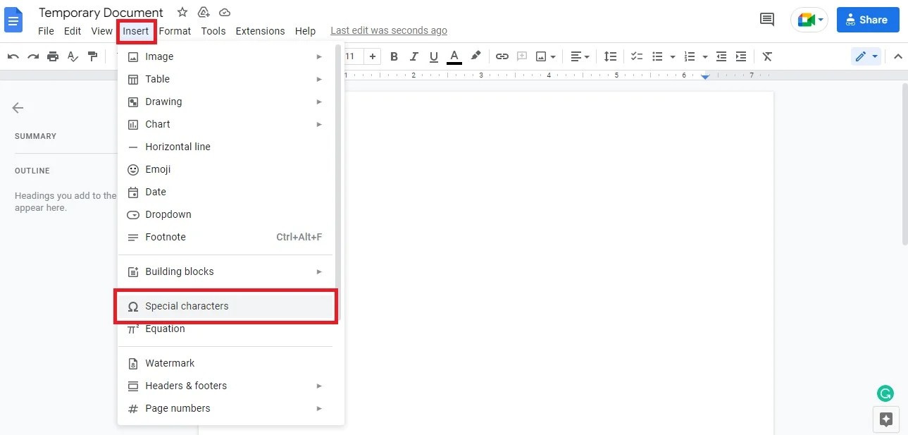 How To Add A Check Mark Symbol In Google Docs (Easy Guide