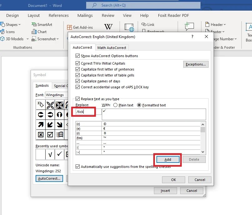 How To Insert A Tick Symbol In Word PresentationSkills.me