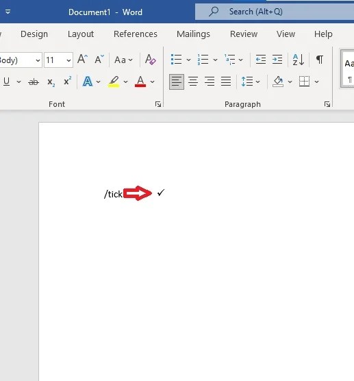 How To Insert A Tick Symbol In Word PresentationSkills.me
