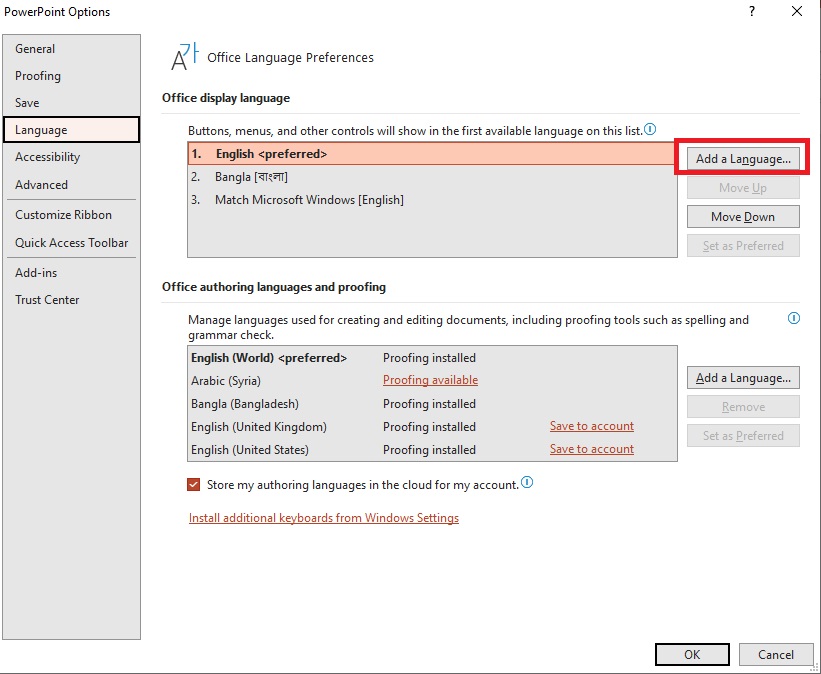How To Change Language In Powerpoint PresentationSkills.me