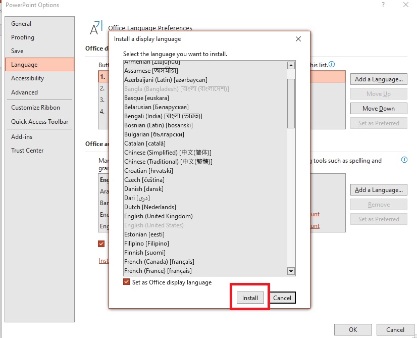 How To Change Language In Powerpoint PresentationSkills.me