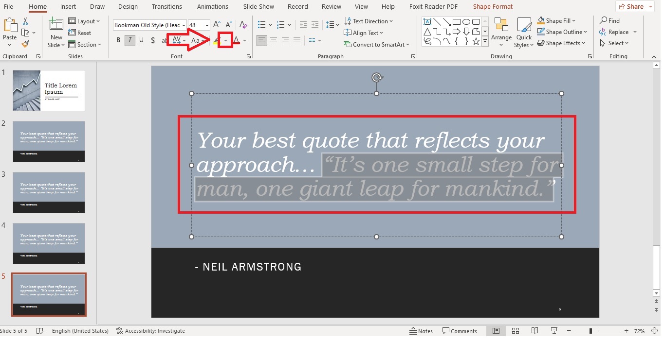 How To Highlight Text In Powerpoint PresentationSkills.me