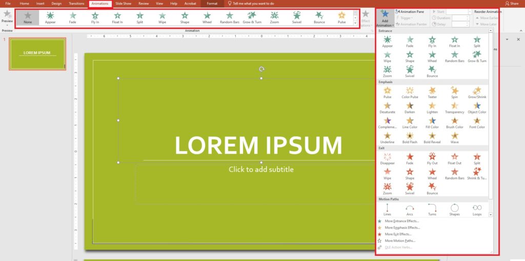 How To Make Text Appear On Click In PowerPoint PresentationSkills.me