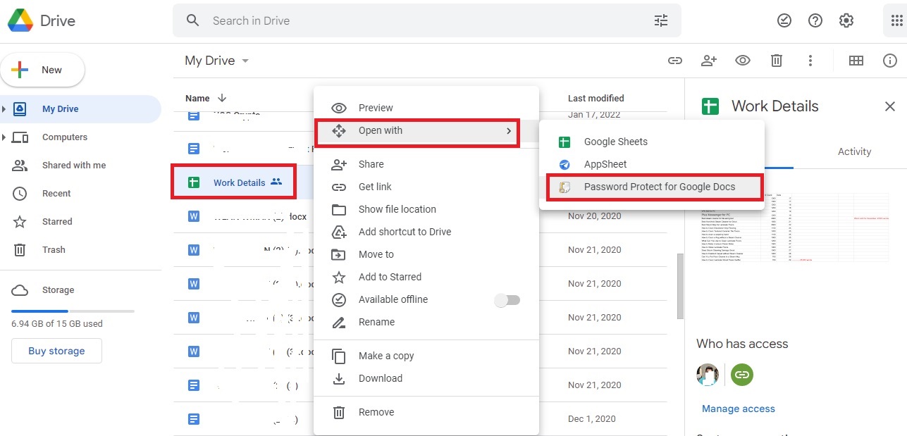 How To Password Protect Google Sheets (2 Methods) PresentationSkills.me