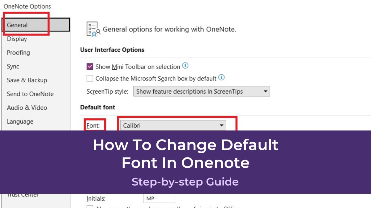 How To Change Default Font In OneNote (Quick Guide) PresentationSkills.me