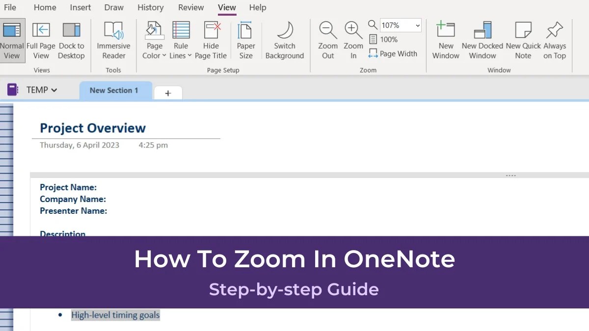 How To Zoom In OneNote (Quick Guide) PresentationSkills.me