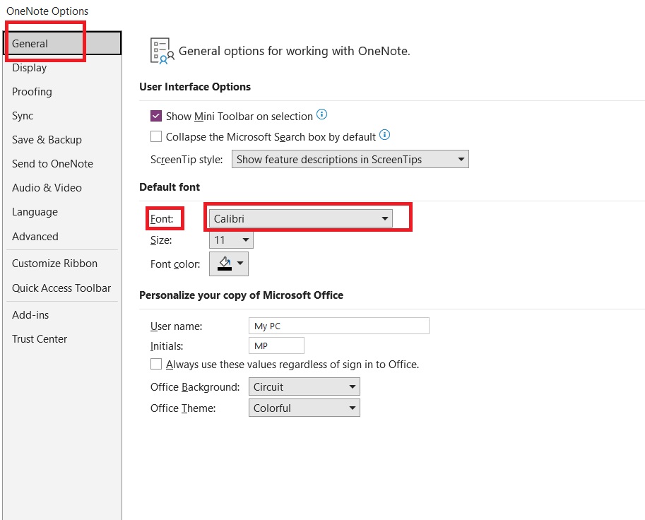 How To Change Default Font In OneNote (Quick Guide) PresentationSkills.me