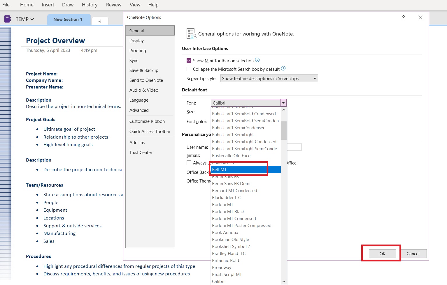 How To Change Default Font In OneNote (Quick Guide) PresentationSkills.me