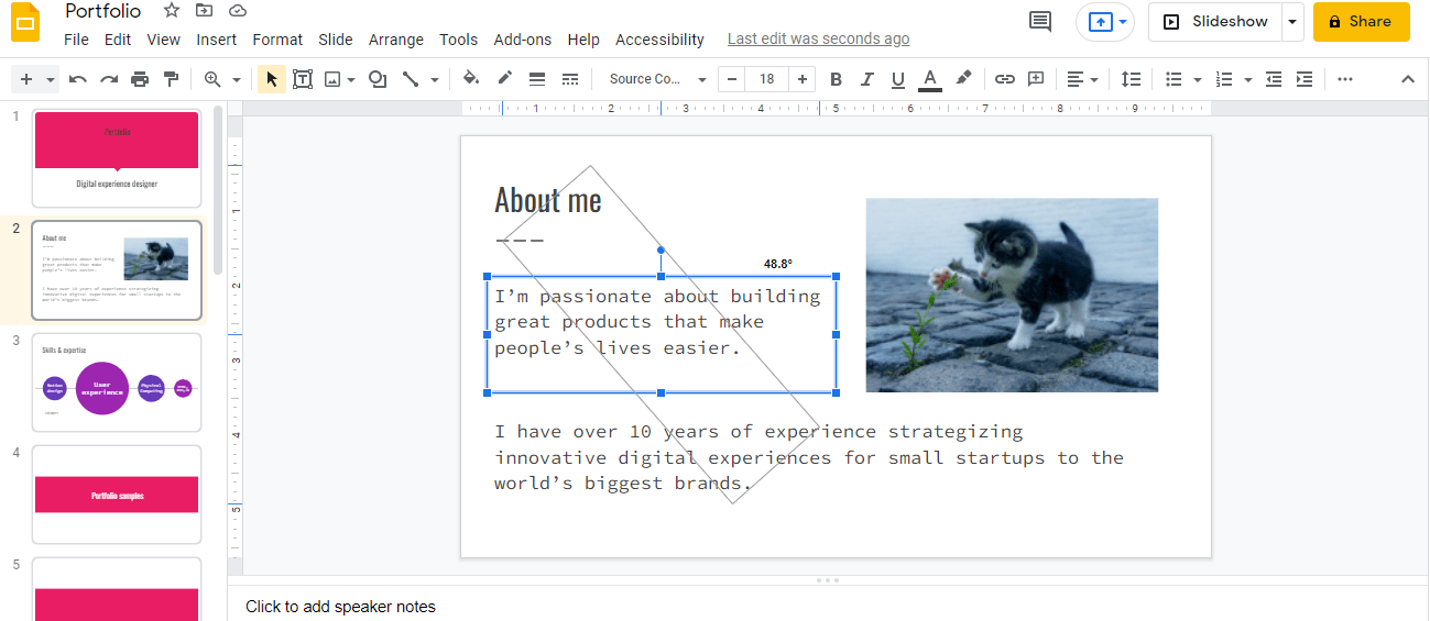 How To Rotate An Image In Google Slides (Quick Guide