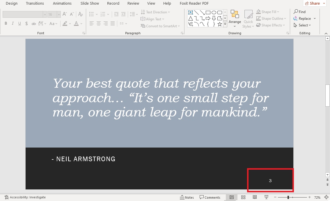 How To Add Slide Numbers in PowerPoint PresentationSkills.me