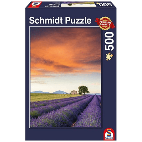 Field of Lavender Provence 500 Piece Puzzle by Schmidt Presents of Mind