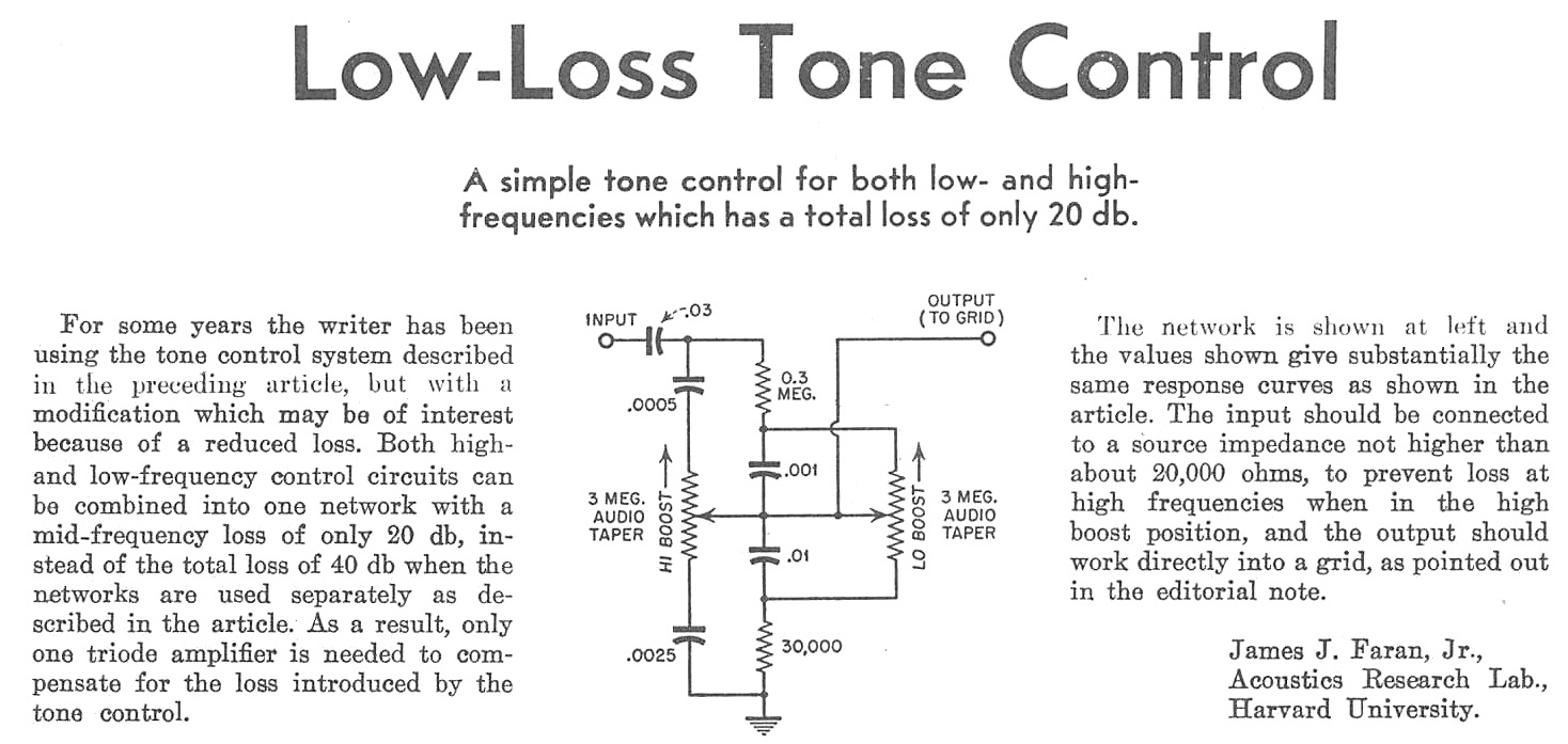 Boutique amp with baxandall stack? Page 3 The Gear Page