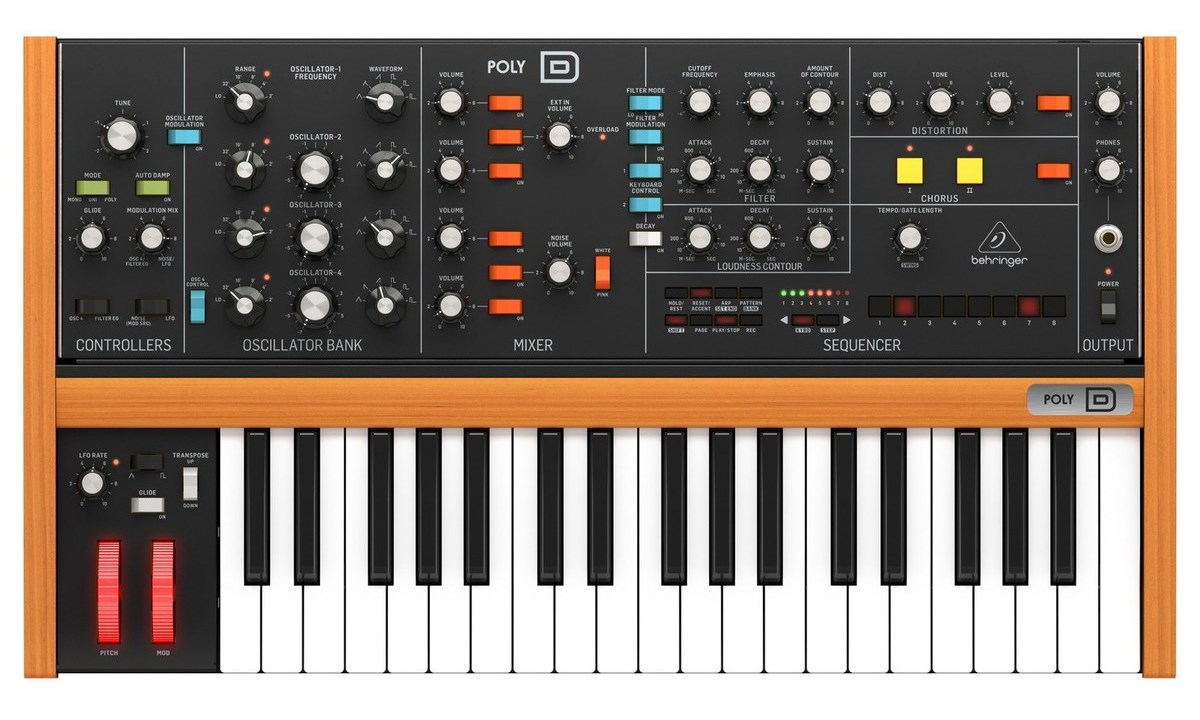 Behringer Poly D Patch Sheets, Presets and Sound Design.