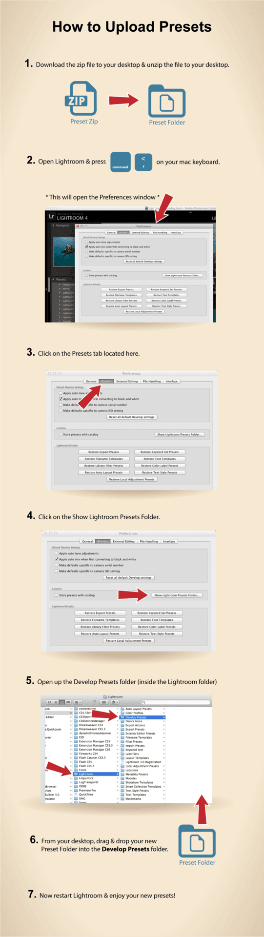 How to install presets. Presetpro Beautiful Lightroom Presets