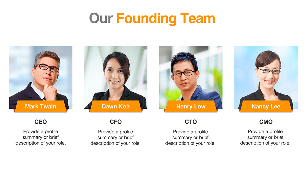Download Team Member Templates PresoMakeover