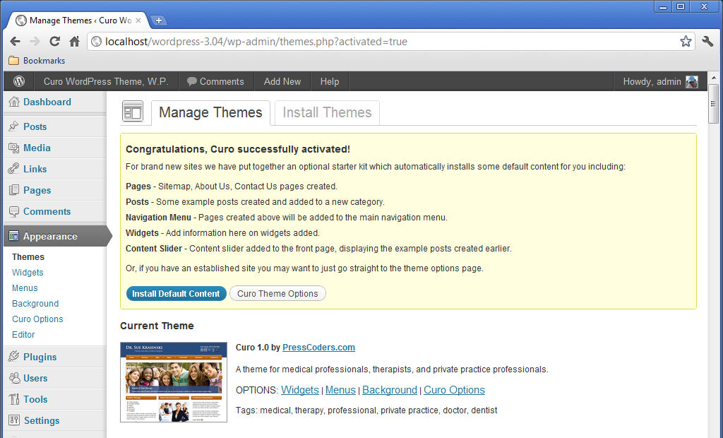 WordPress 3.x Press Coders