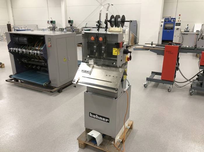 Used Hohner Exact double head stitcher for sale en82077 Pressdepo