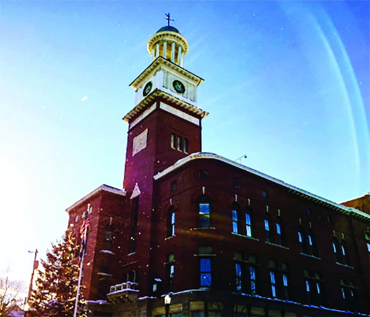 A proposed capital plan and fundraising program to raise about $11 million to pay for repairs and renovations to the clock tower on top of Biddeford City Hall, and other repairs to City Hall, and City Theater are on the Biddeford City Council agenda for Tuesday. CHRIS JORDAN/Journal Tribune