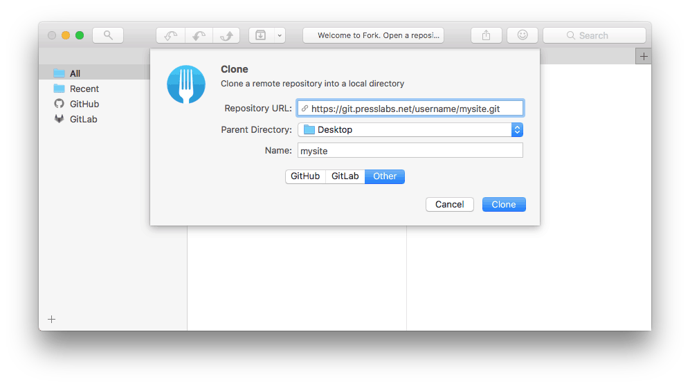 Git Development With Fork On Macos Presslabs Docs