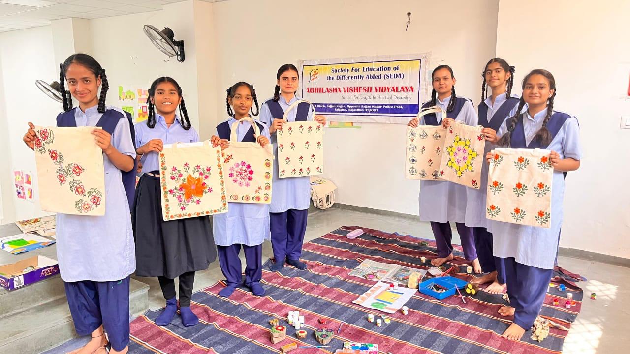  Colorful Expressions DeafMute Children Create Diwali Magic HZL