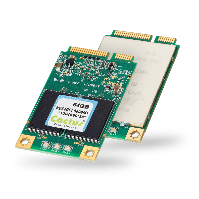 Cactus 900S Series Industrial mSATA, CFast & SSD Provide Unmatched