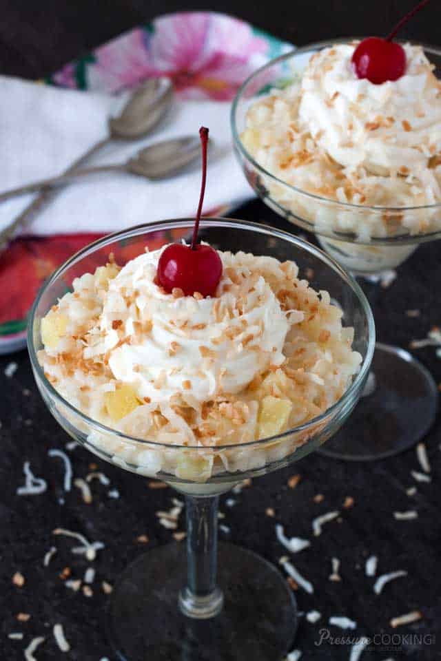 Pressure Cooker Pina Colada Rice Pudding Pressure Cooking Today