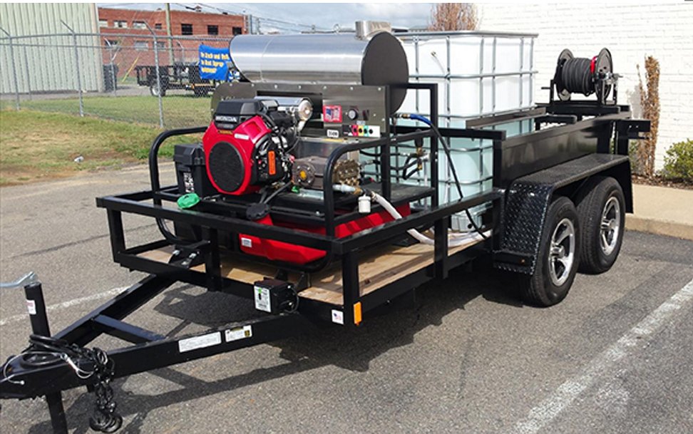 Custom Pressure Washing Trailer Pressure Works