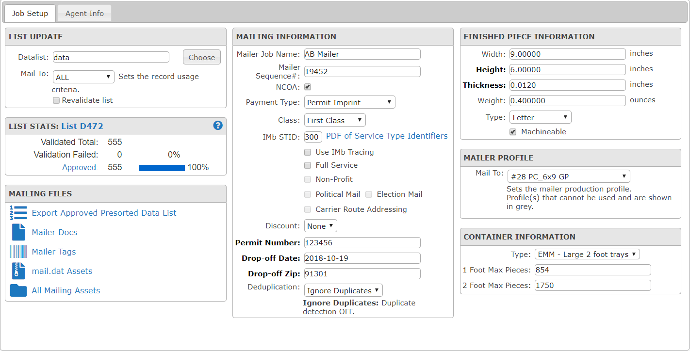 Print MIS Direct Mail Processing Software CASS Certified PressWise