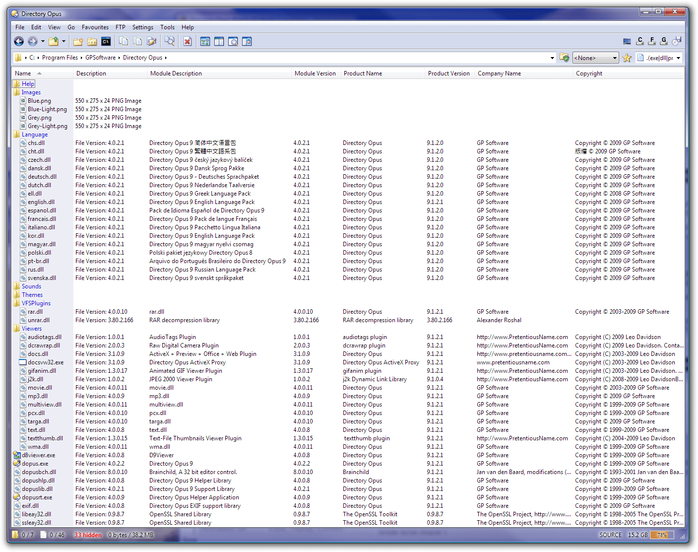 Directory Opus Plugins & Media Capabilities