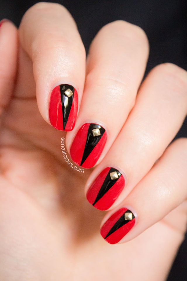 Red and Black Nails for You to Try Pretty Designs