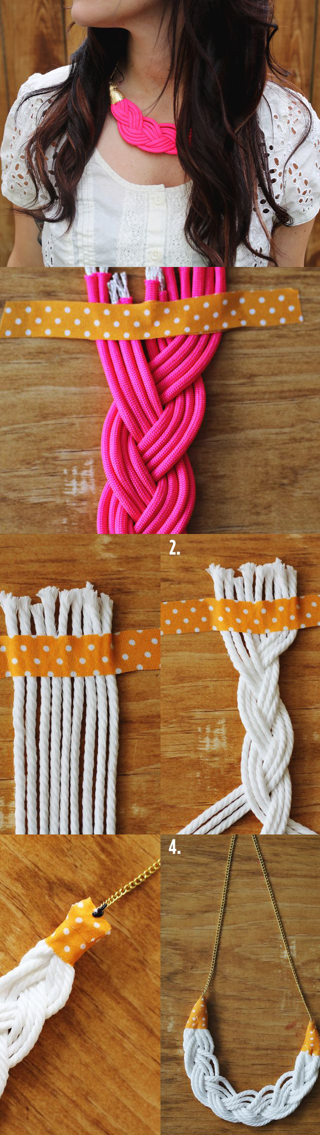 DIY Rope Necklace Tutorials Pretty Designs