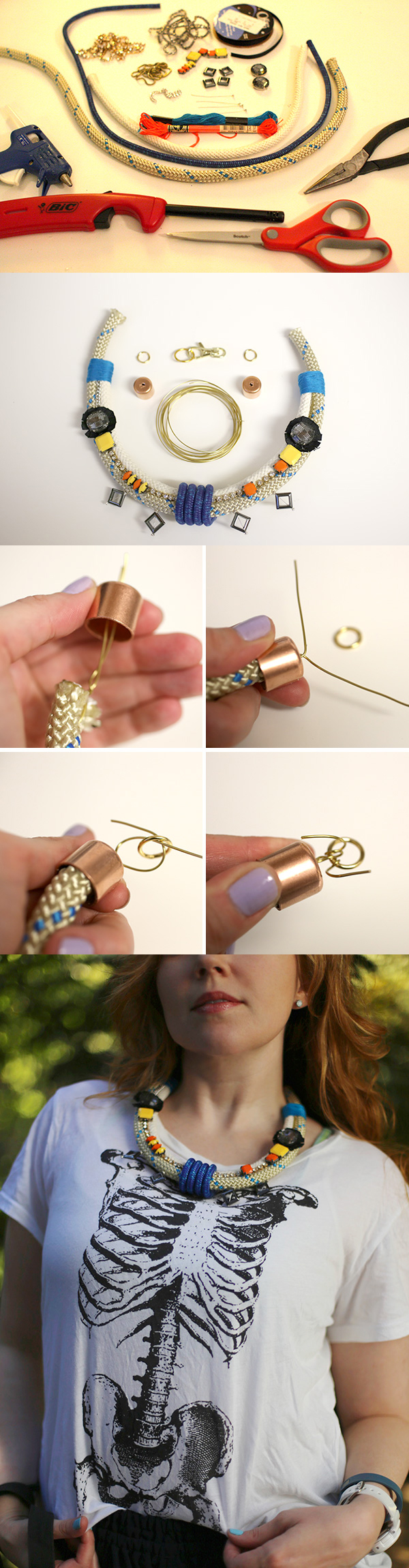 DIY Rope Necklace Tutorials Pretty Designs
