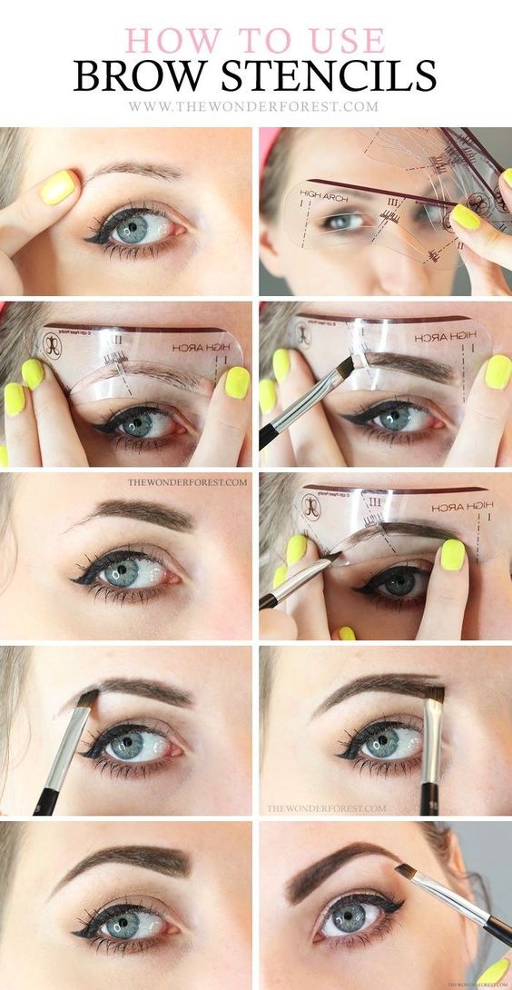 10 Ways to Get Pretty Eye Brows Pretty Designs