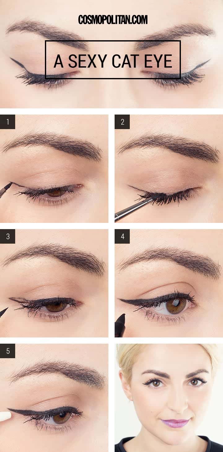 How to Get Cat Eye A Step by Step Cat Eye Tutorial Pretty Designs