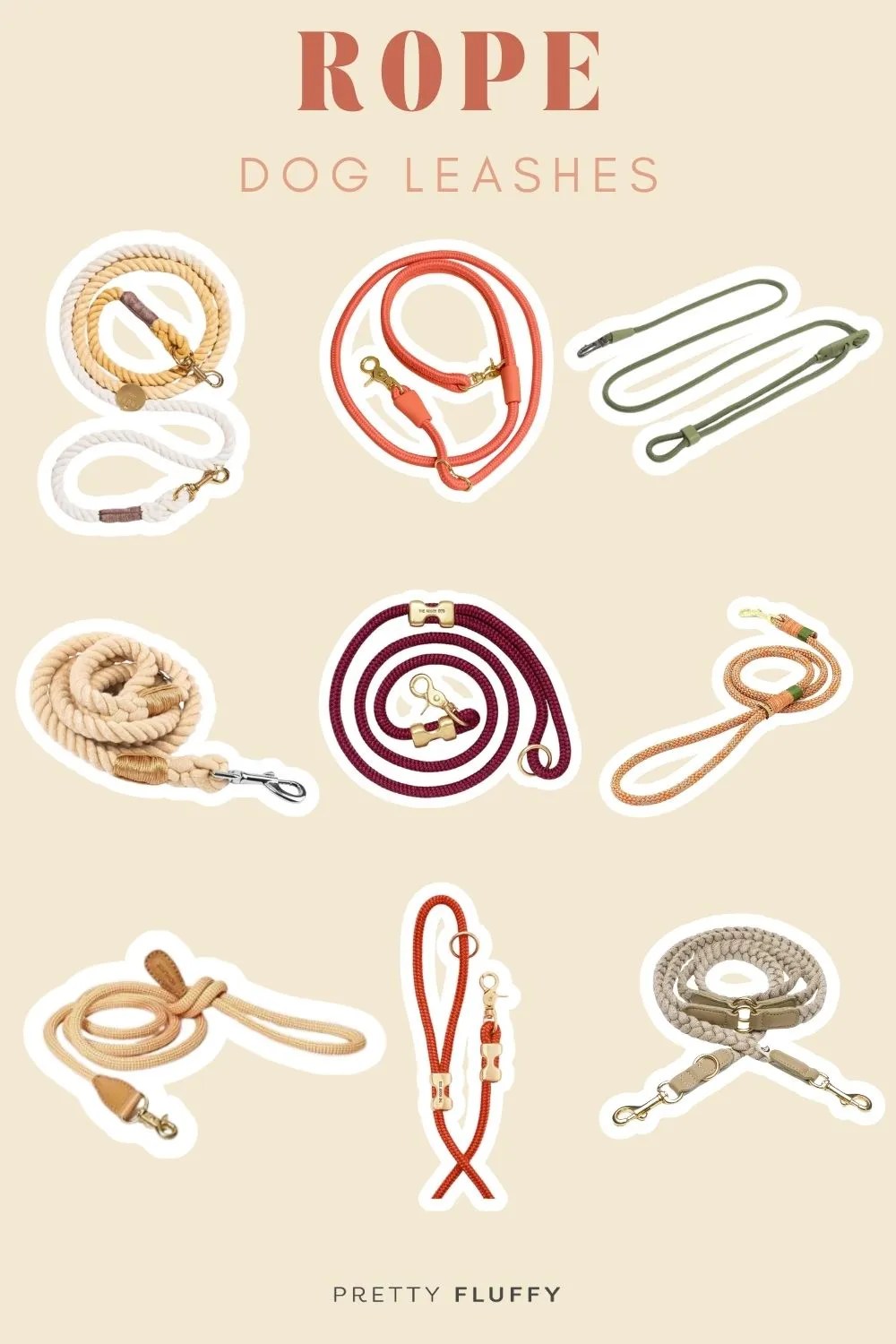 Top 6 Rope Dog Collars and Leashes Pretty Fluffy