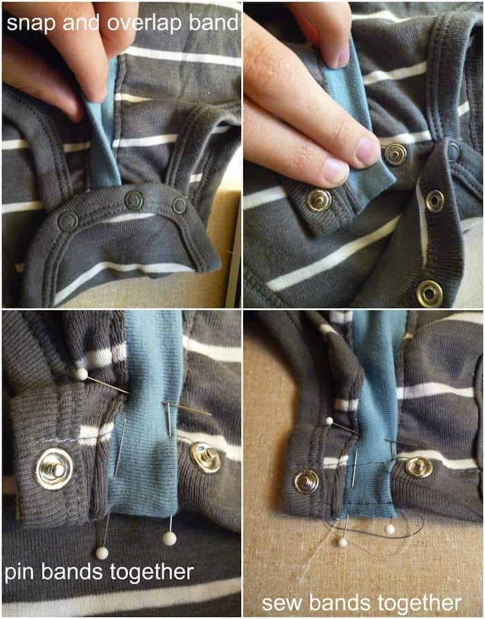 How to Sew a Cardigan Onesie Pretty Prudent