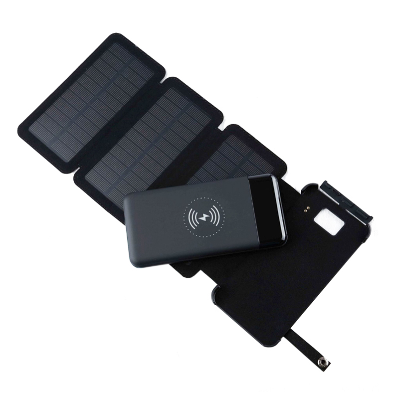 Power bank with 5W wireless charger and solar panelPREVAILING CORP LIMITED