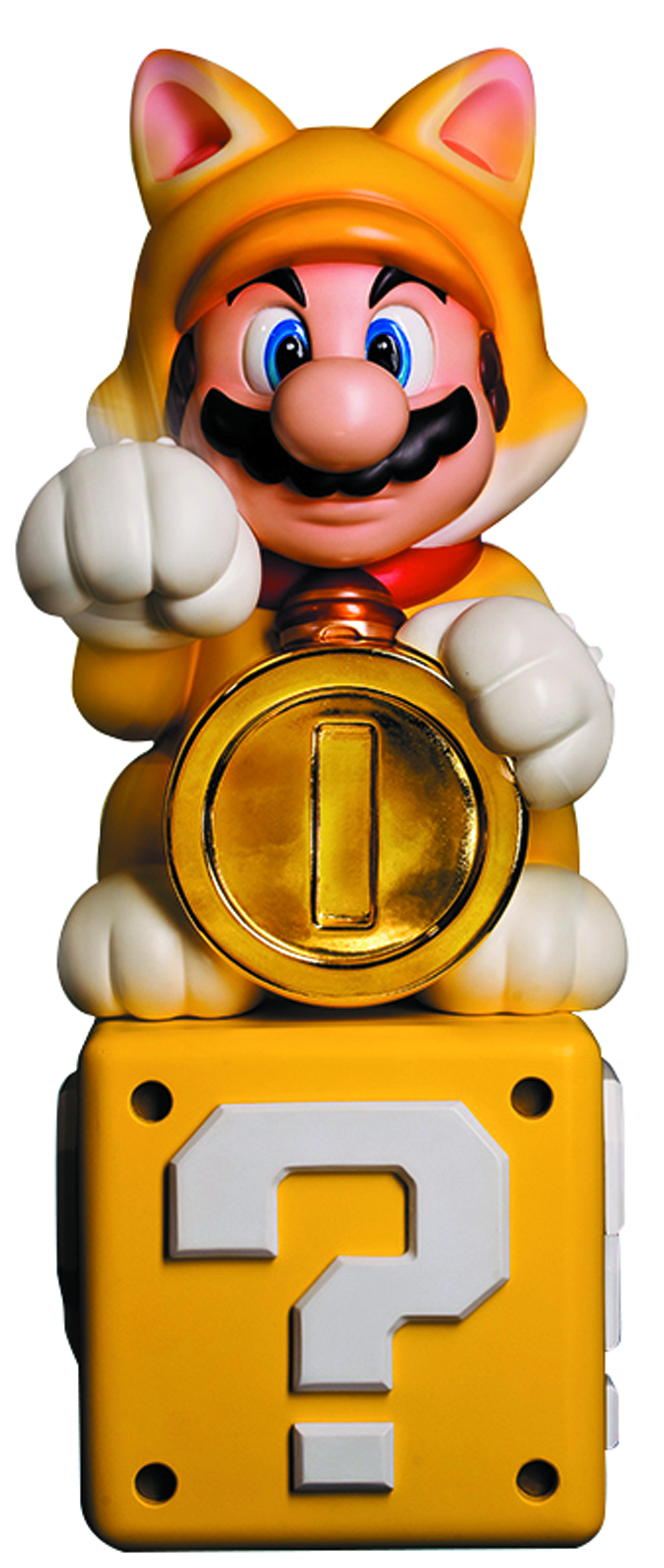 OCT158204 SUPER MARIO 3D WORLD CAT MARIO STATUE Previews World