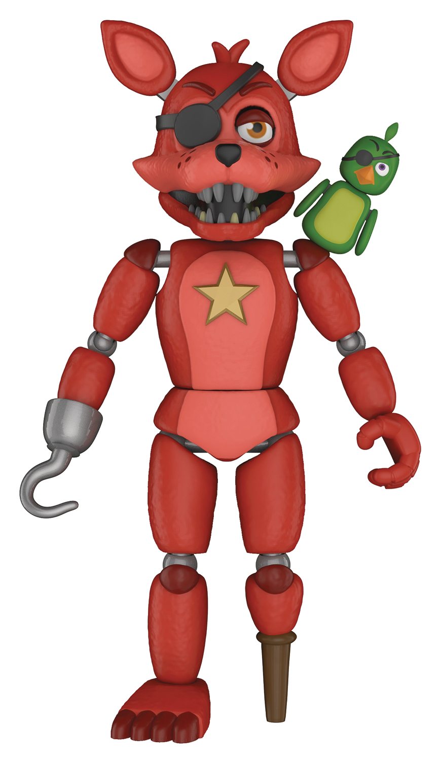 MAY188109 FIVE NIGHTS PIZZA SIM ROCKSTAR FOXY 5IN ACTION FIGURE