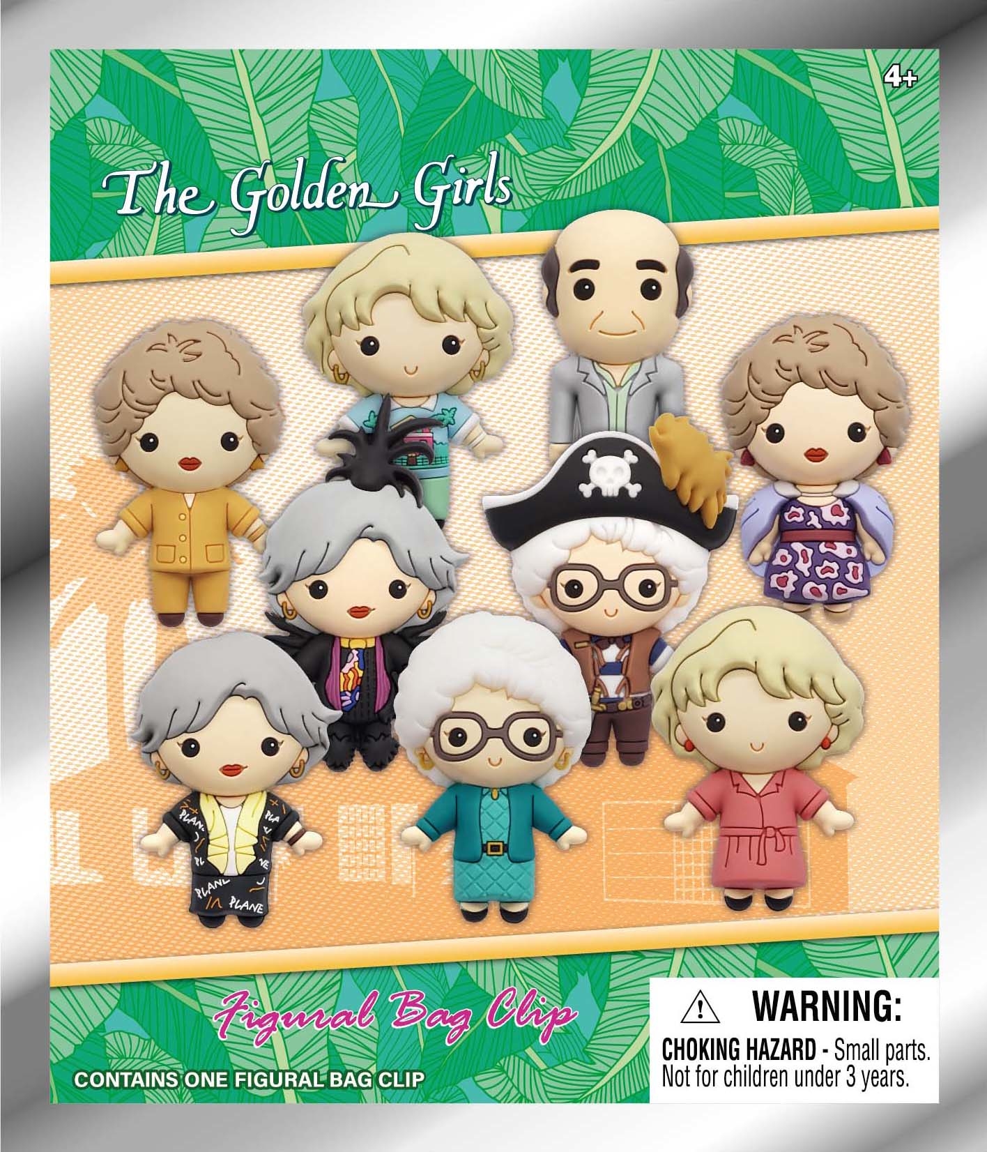JUL208794 GOLDEN GIRLS 3D FOAM BAG CLIP 24PC BMB DS Previews World