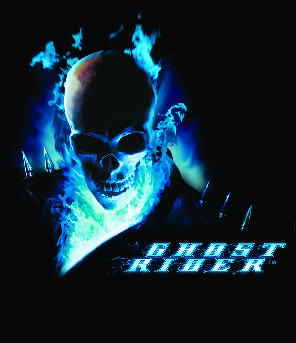 DEC064321 GHOST RIDER BLUE FLAME T/S XL Previews World