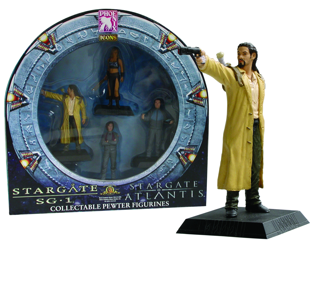 AUG074827 STARGATE ATLANTIS FIGURINE 4PACK Previews World