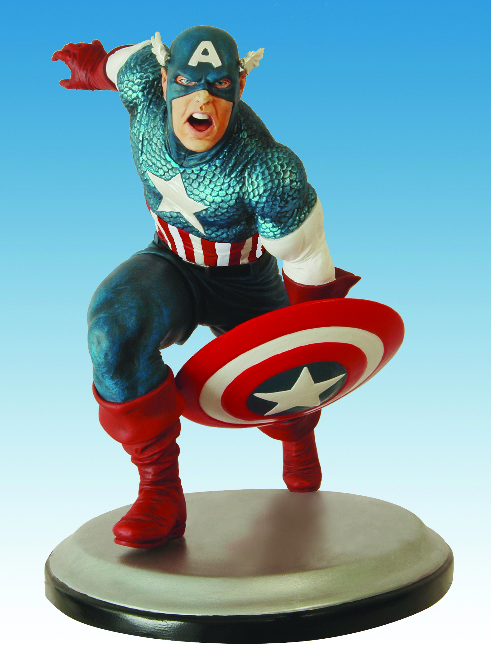 SEP073249 MARVEL MILESTONES CAPTAIN AMERICA AVENGERS 4 STATUE Previews World