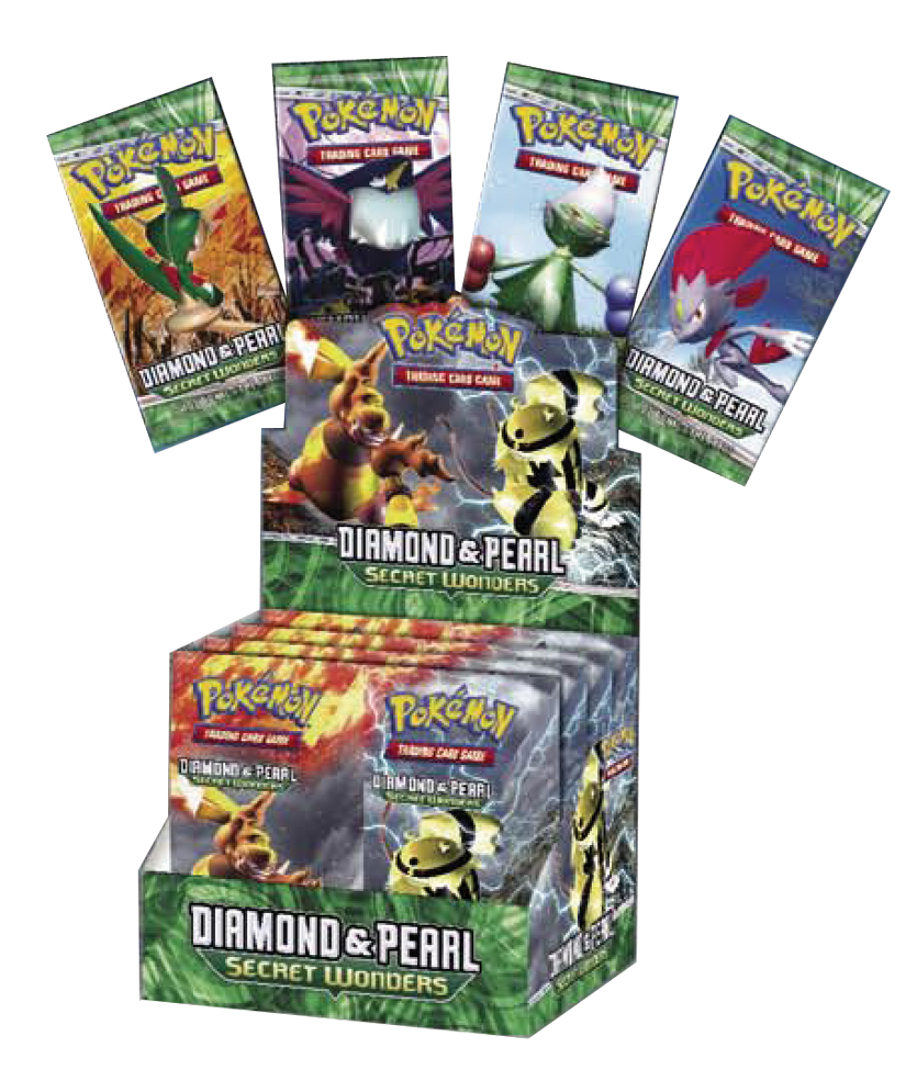 AUG078031 POKEMON TCG DIAMOND & PEARL SECRET WONDERS BOOSTER DIS