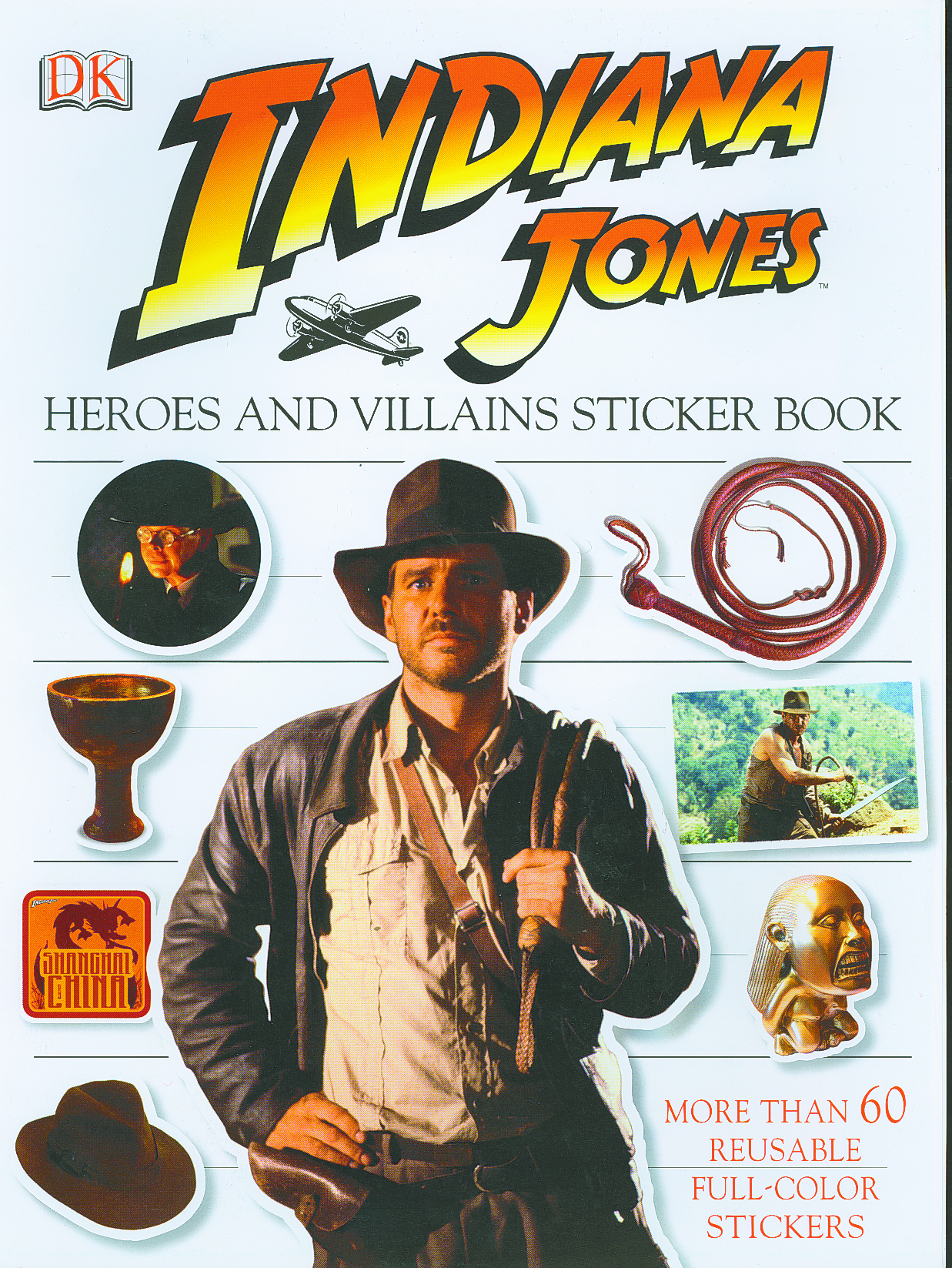 FEB084284 INDIANA JONES HEROES & VILLAINS STICKER BOOK SC Previews