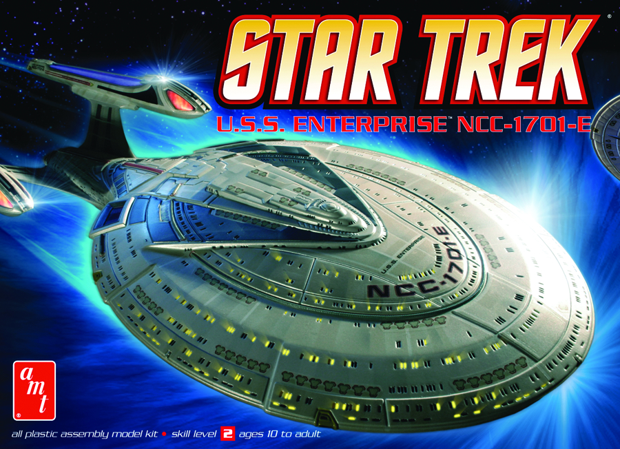 FEB101508 STAR TREK ENTERPRISE E 12500 SCALE MODEL KIT Previews World